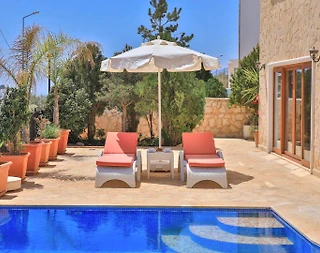 Kaş Kalkan'da Deniz ve Doğa Manzaralı, Özel Havuzlu, Lüks Villa - 5