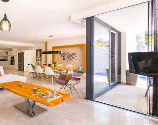 Kaş Kalkan'da Denize Yürüme Mesafesinde, Özel Havuzlu, Teraslı Villa - 5