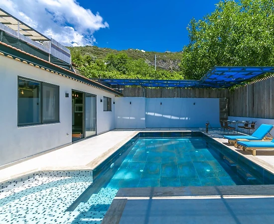 Kaş İslamlar'da Huzurlu Doğada, Özel Havuzlu, Jakuzili Villa - 1