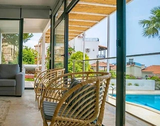 Kaş Kalkan'da Geniş Ailelere Uygun, Özel Havuzlu, Şık Villa - 5