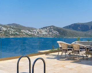 Kaş Kalkan'da Göz Alıcı Deniz Manzaralı, Özel Havuzlu, Modern Villa - 4