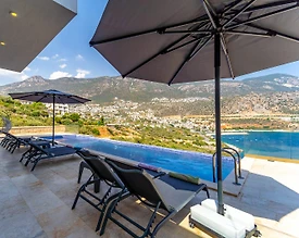 Kaş Kalkan'da Göz Alıcı Deniz Manzaralı, Özel Havuzlu, Modern Villa - 2