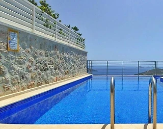 Kaş Kalkan'da Muhteşem Deniz Manzaralı, Özel Havuzlu, 5+1 Villa - 1
