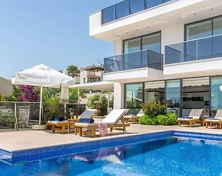 Kaş Kalkan'da Muhteşem Deniz Manzaralı, Özel Havuzlu, 5+1 Villa - 3