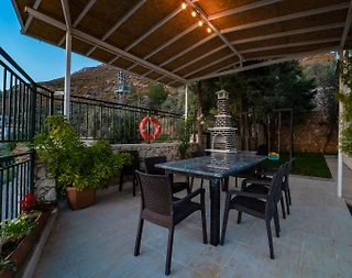 Kalkan'da Muhteşem Deniz Manzaralı, Özel Havuzlu, Kiralık Villa - 5
