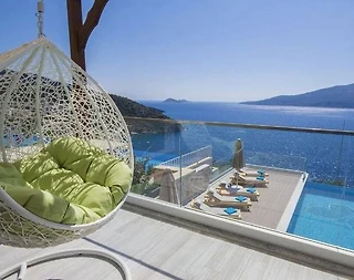Kalkan'da Eşsiz Deniz Manzaralı, Özel Havuzlu, Konforlu Villa - 3