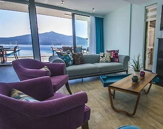Kalkan'da Eşsiz Deniz Manzaralı, Özel Havuzlu, Konforlu Villa - 4