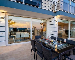 Kalkan'da Müthiş Deniz ve Şehir Manzaralı, Jakuzili, Kiralık Villa - 2