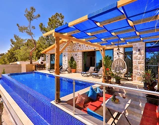 Kaş İslamlar'da Gözlerden Uzak, Özel Havuzlu, 2+1 Villa - 2