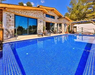 Kaş İslamlar'da Gözlerden Uzak, Özel Havuzlu, 2+1 Villa - 5