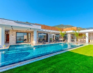 Kaş Çavdır'da Doğa İle İç İçe, Özel Havuzlu, Lüks Villa - 1