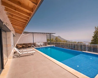 Kaş İslamlar'da Yemyeşil Doğada, Özel Havuzlu, Balayı Villası - 2