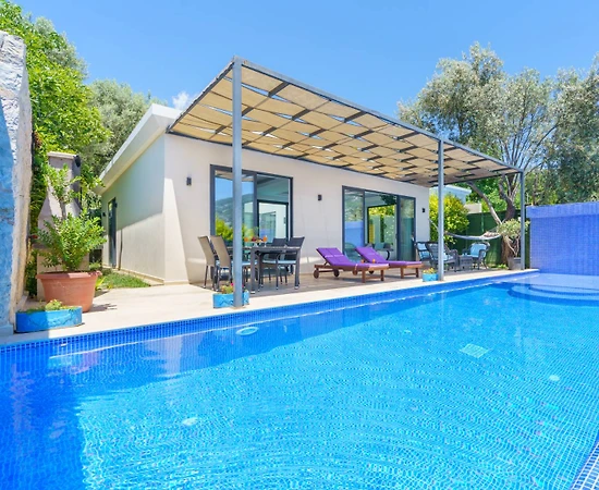 Kaş İslamlar'da Doğa İçerisinde, Özel Havuzlu, Balayı Villası - 1