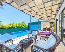 Kaş İslamlar'da Doğa İçerisinde, Özel Havuzlu, Balayı Villası - 3