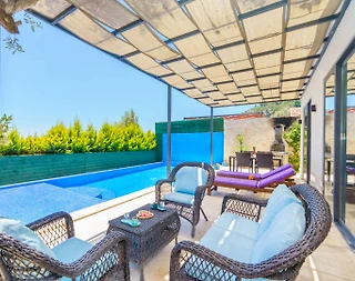Kaş İslamlar'da Doğa İçerisinde, Özel Havuzlu, Balayı Villası - 3