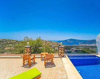 Kaş Bezirgan'da Sakin Konumda, Özel Havuzlu, 4 Kişilik Villa - 4