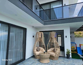 Kaş Çavdır'da Balayı Çiftlerine Uygun, Isıtmalı Havuzlu, Şık Villa - 5