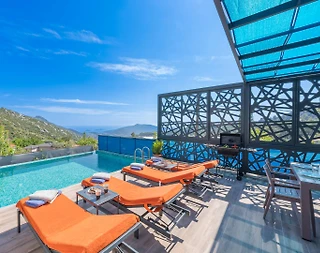 Kaş İslamlar'da Enfes Doğada, Isıtmalı Havuzlu, 4 Kişilik Villa - 3