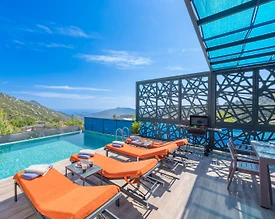 Kaş İslamlar'da Enfes Doğada, Isıtmalı Havuzlu, 4 Kişilik Villa - 3