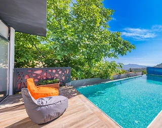 Kaş İslamlar'da Enfes Doğada, Isıtmalı Havuzlu, 4 Kişilik Villa - 4