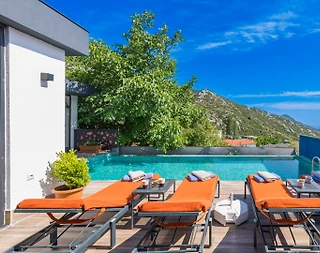 Kaş İslamlar'da Enfes Doğada, Isıtmalı Havuzlu, 4 Kişilik Villa - 2