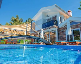 Kaş İslamlar'da Enfes Doğada, Özel Havuzlu, Lüks Kiralık Villa - 2