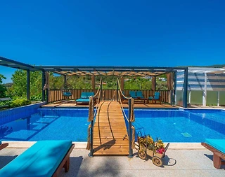 Kaş İslamlar'da Enfes Doğada, Özel Havuzlu, Lüks Kiralık Villa - 4