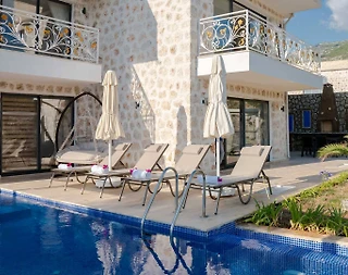 Kaş İslamlar'da Muhteşem Doğada, Kapalı Havuzlu, Kiralık Villa - 3
