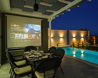 Muğla Seydikemer'de Deniz Manzaralı, Özel Havuzlu, Salıncaklı Villa - 5