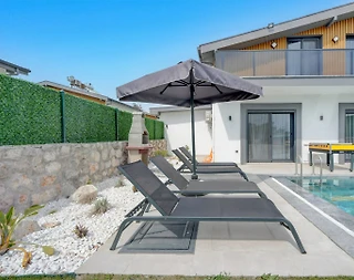 Fethiye Kargı'da Merkezi Konumda, Özel Havuzlu, Modern Villa - 5