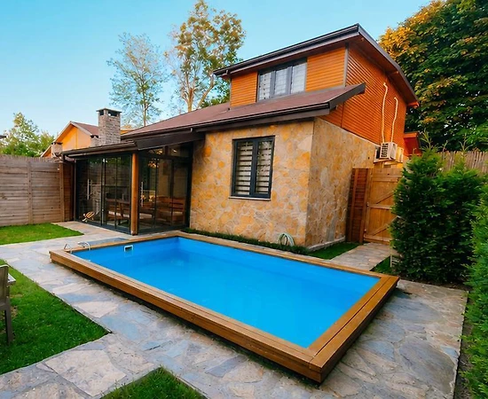 Kartepe Maşukiye'de Yemyeşil Doğada, Özel Havuzlu, Jakuzili Villa - 1