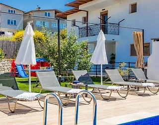 Kaş Ağullu'da Muhteşem Doğada, Çocuk Oyun Alanlı, Lüks Villa - 4