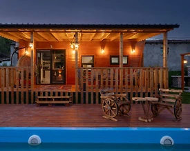 Kaş Ahatlı'da Huzurlu Doğada, Özel Havuzlu, Geniş Bahçeli Tiny House - 3