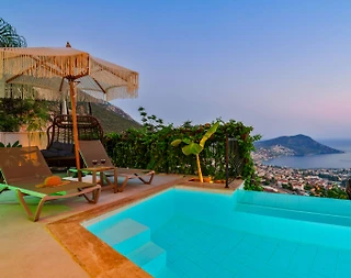 Kaş Akbel'de Balayı Çiftlerine Uygun, Özel Havuzlu, Kiralık Villa - 2