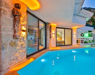 Kaş Akbel'de Balayı Çiftlerine Uygun, Özel Havuzlu, Kiralık Villa - 4