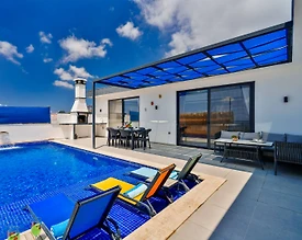 Kaş Akbel'de Huzur Dolu Doğada, Özel Havuzlu, Kiralık Villa - 2