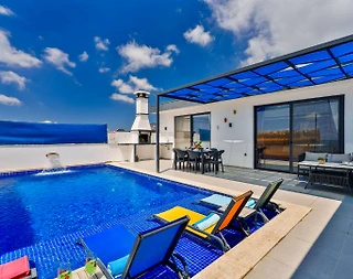 Kaş Akbel'de Huzur Dolu Doğada, Özel Havuzlu, Kiralık Villa - 2