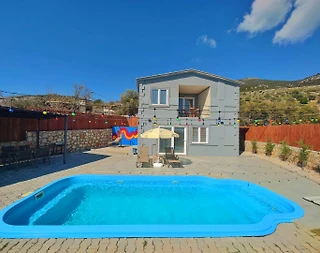 Kaş Aklar'da Doğa İle İç İçe, Özel Havuzlu, Kiralık Villa - 2