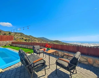 Kaş Aklar'da Doğa İle İç İçe, Özel Havuzlu, Kiralık Villa - 4