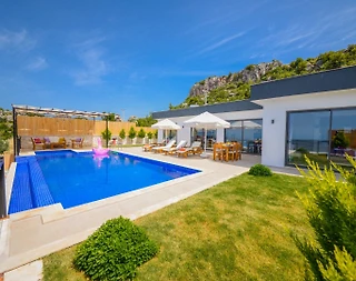 Kaş Aklar'da Gözlerden Uzak Konumda, Özel Havuzlu, Modern Villa - 2