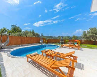 Kaş Aklar'da Huzurlu Doğada, Özel Havuzlu, Jakuzili Villa - 4