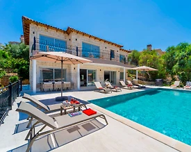 Kaş Andifli'de Denize Sıfır, Özel Havuzlu, Geniş Villa - 3