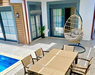Kaş Andifli'de Doğa İçerisinde, Özel Havuzlu, Ferah Villa - 5