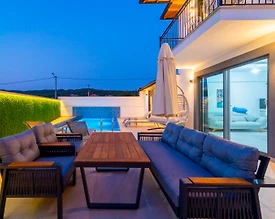 Kaş Andifli'de Doğa İle İç İçe, Özel Havuzlu, 2+1 Villa - 3