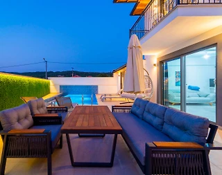 Kaş Andifli'de Doğa İle İç İçe, Özel Havuzlu, 2+1 Villa - 3