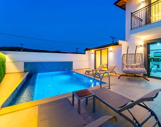 Kaş Andifli'de Doğa İle İç İçe, Özel Havuzlu, 2+1 Villa - 5