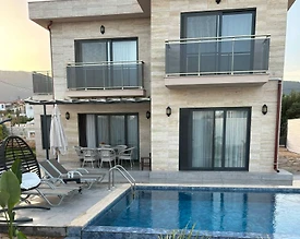 Kaş Andifli'de Geniş Ailelere Uygun, Özel Havuzlu, İkiz Villa  - 2
