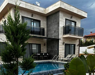 Kaş Andifli'de Modern Tasarımlı, Özel Havuzlu, Balayı Villası - 1