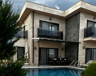 Kaş Andifli'de Modern Tasarımlı, Özel Havuzlu, Balayı Villası - 2