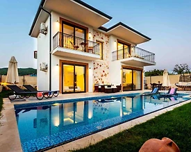 Kaş Andifli'de Nezih Konumda, Özel Havuzlu, Modern Villa - 3